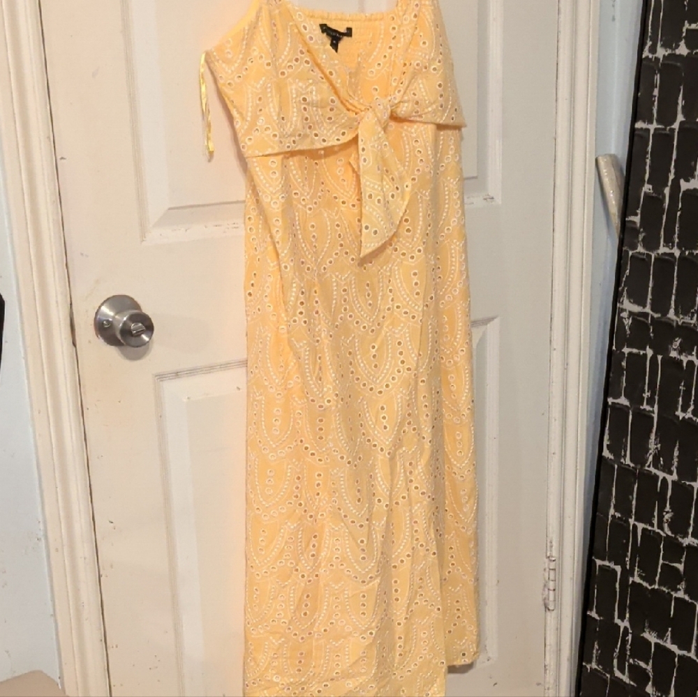 White House Black Market Dandelion Eyelet Dress